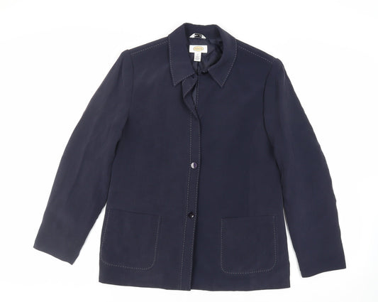 Womens UK Size 10 Talbots Blue Jacket
