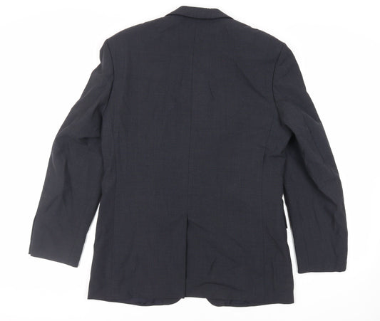 Mens UK Size 38 Burton Regular Blue Suit Jacket