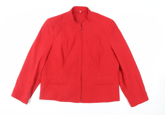 Womens UK Size 22 EWM Red Jacket