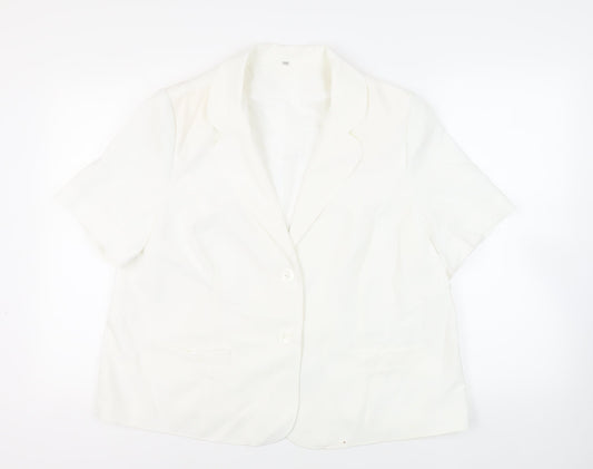 Womens UK Size 22 EWM White Jacket