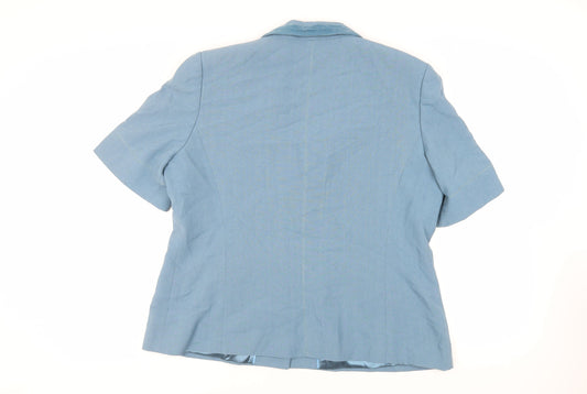 Klass Womens Blue Jacket Blazer Size 20 Button