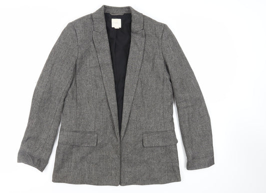 Womens UK Size 10 H&M Grey Jacket