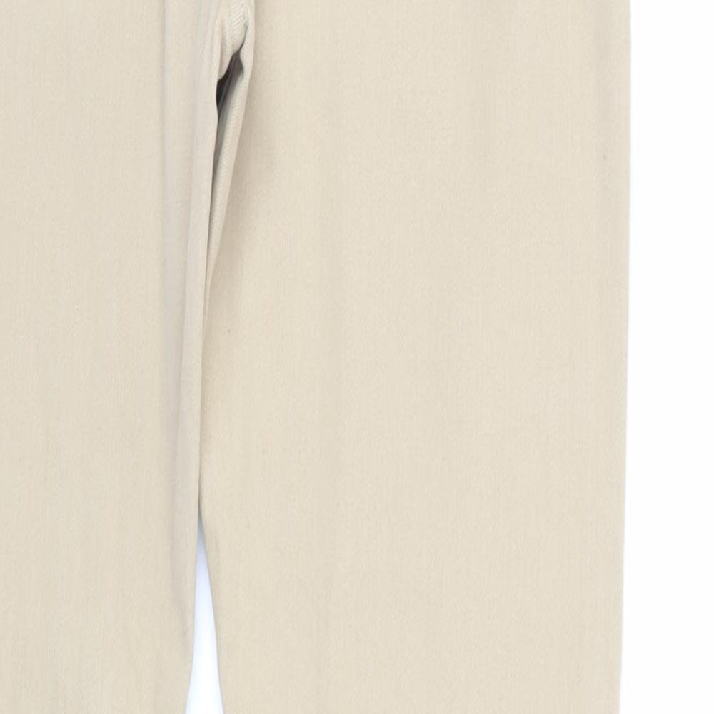 Denim & Co. Mens Beige Cotton Skinny Jeans Size 34 in L32 in Regular Zip