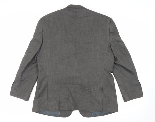 Mens UK Size 42 Greenwoods Regular Grey Suit Jacket
