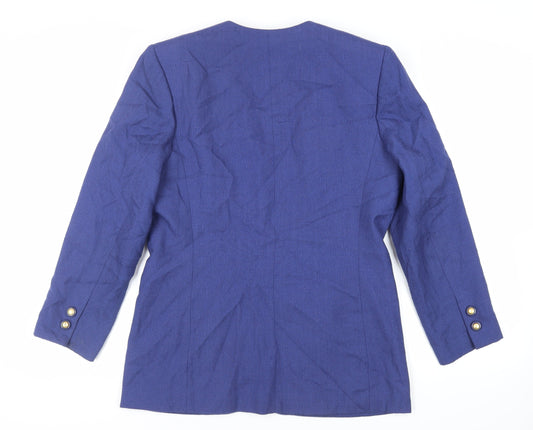 Womens UK Size 12 Kasper Blue Jacket