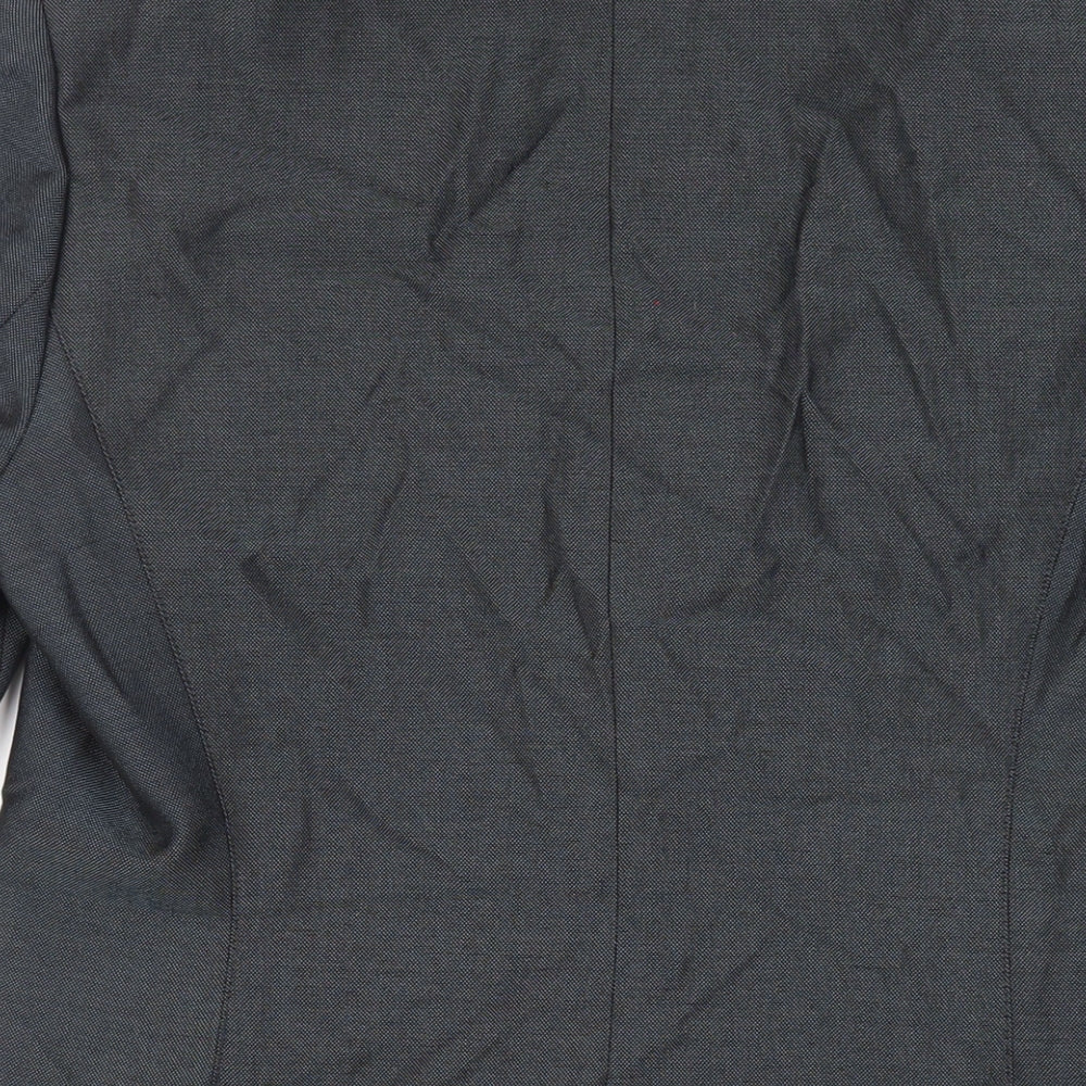 Womens UK Size 10 Kasper Grey Overcoat