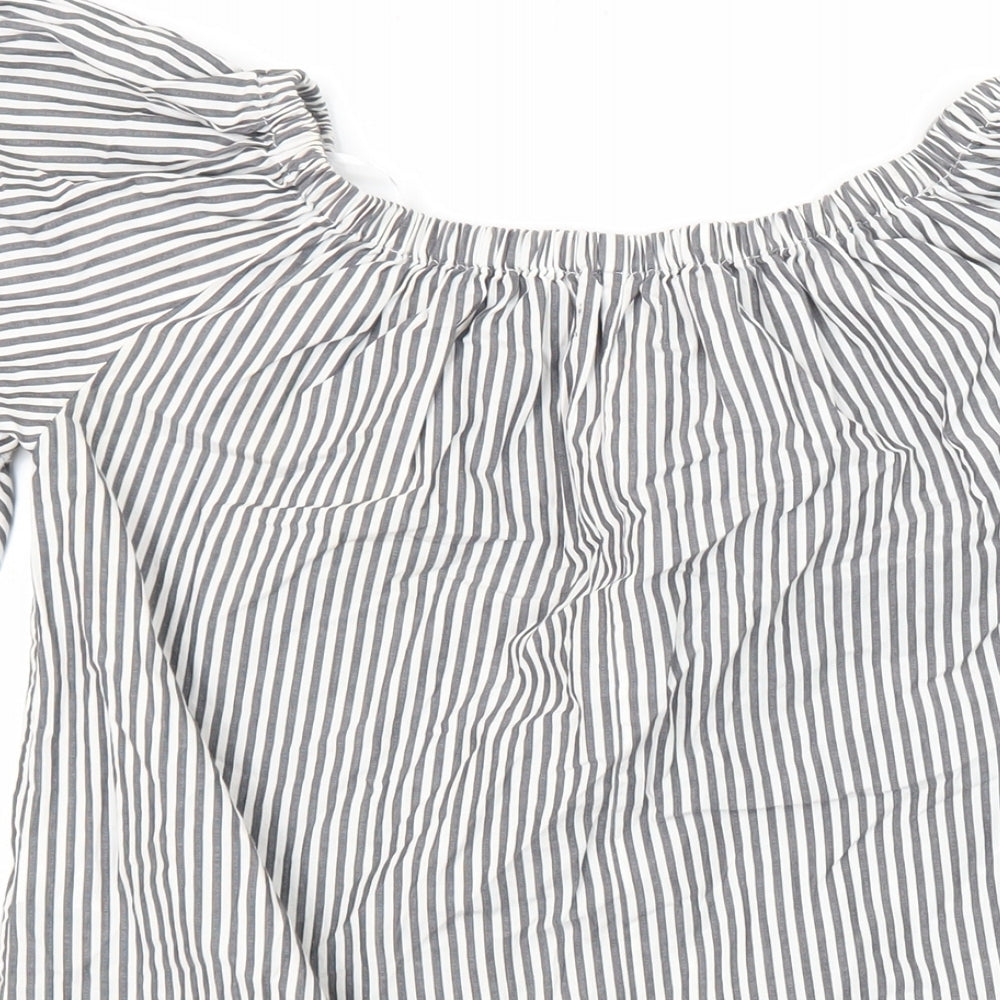 Womens UK Size S Topshop Multicoloured Tunic Blouse