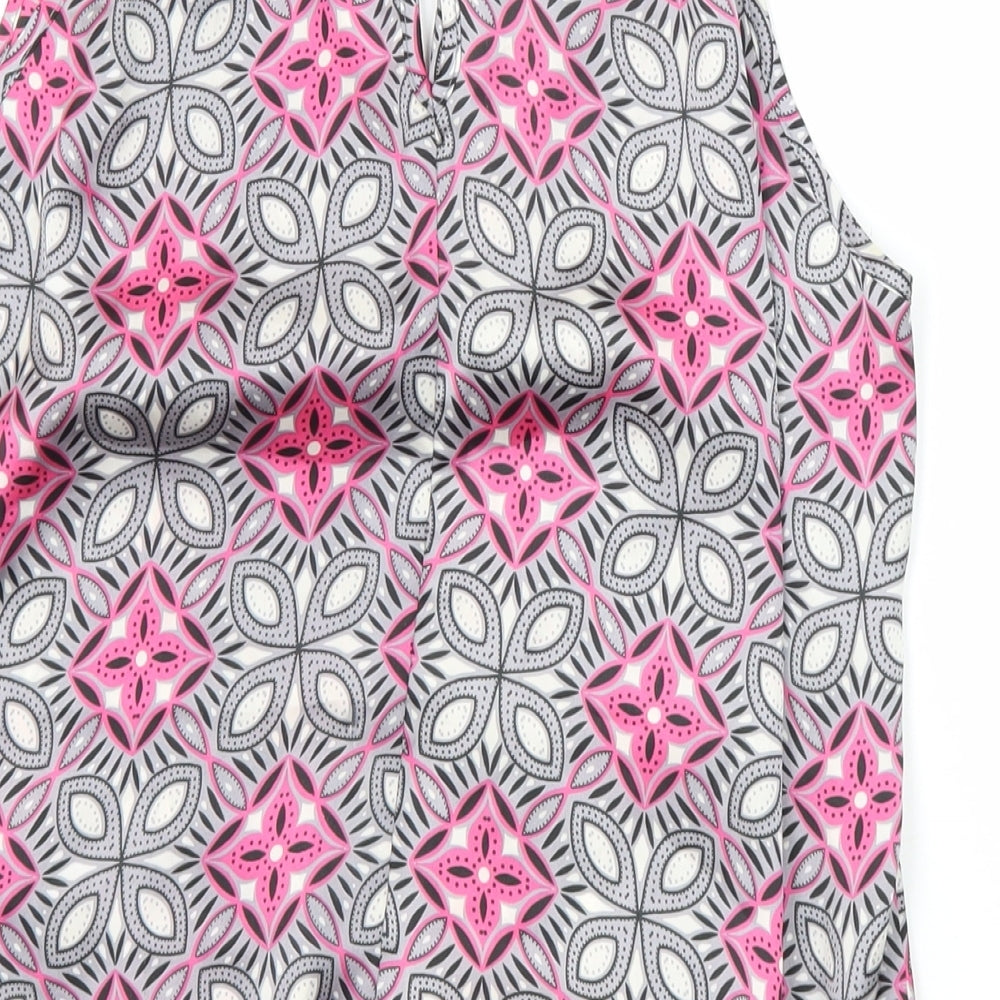 Womens UK Size M Wallis Multicoloured Tunic Button-Up