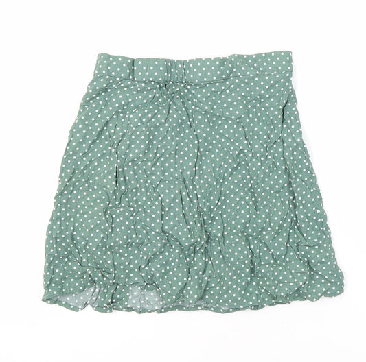 ASOS Womens Multicoloured Polka Dot Viscose Mini Skirt Size 6