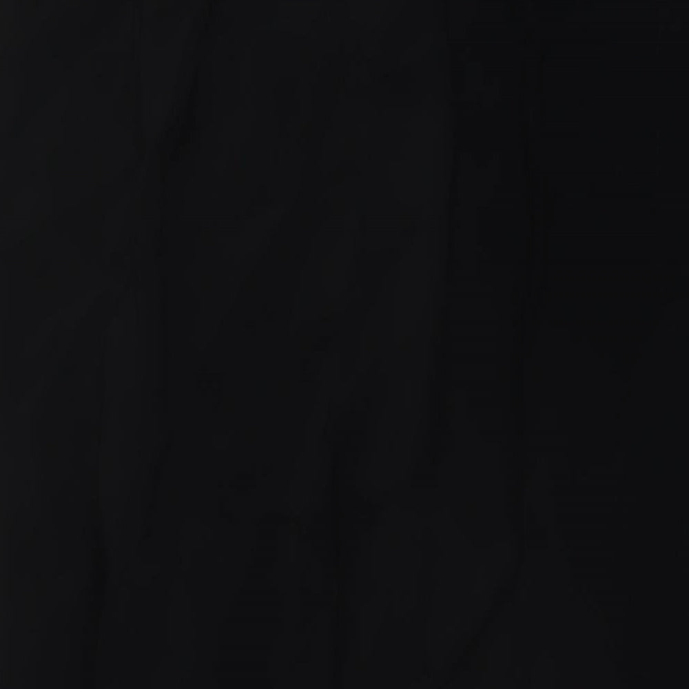 CC Womens Black Acetate A-Line Skirt Size XL