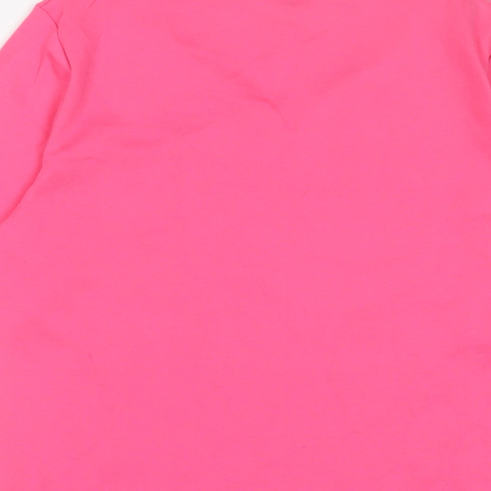 Womens UK Size S Casamia Pink Basic T-Shirt