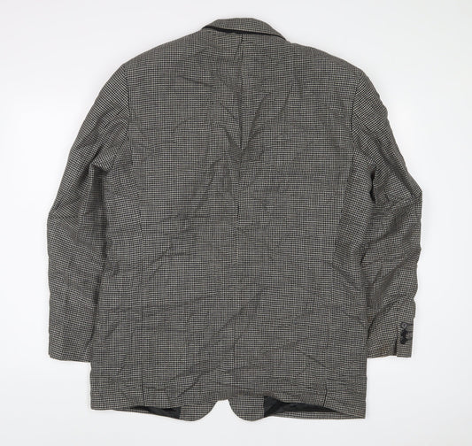 Mens UK Size 42 Marks and Spencer Regular Black Suit Jacket
