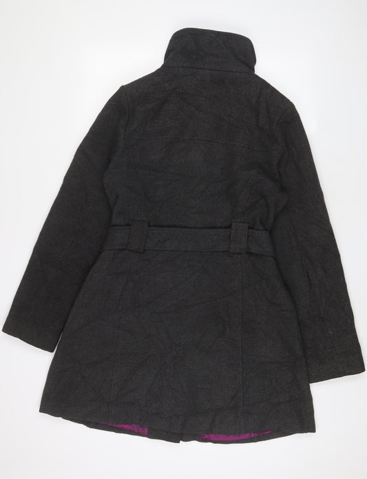 Womens UK Size 14 Miso Grey Overcoat