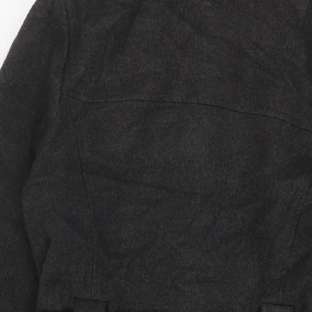 Womens UK Size 14 Miso Grey Overcoat