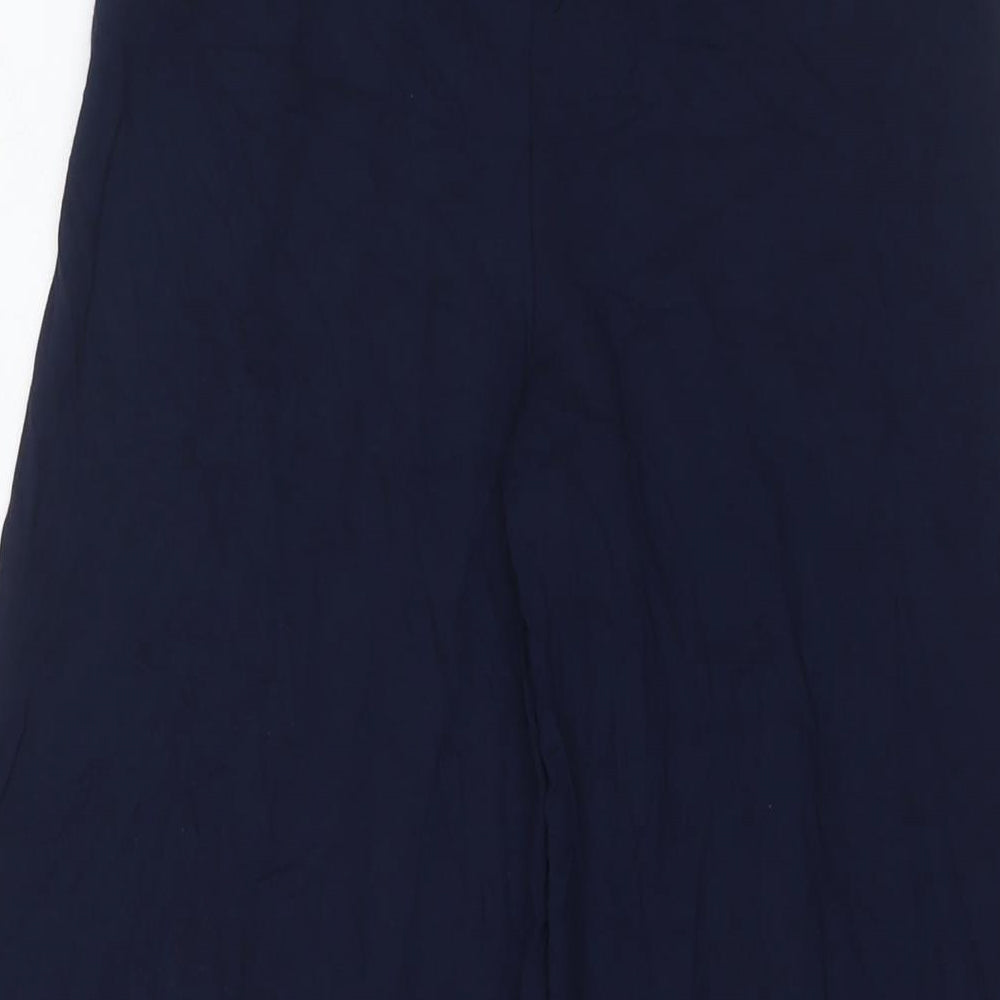 Womens UK Size 6 Marks and Spencer Regular Fit Blue Trousers