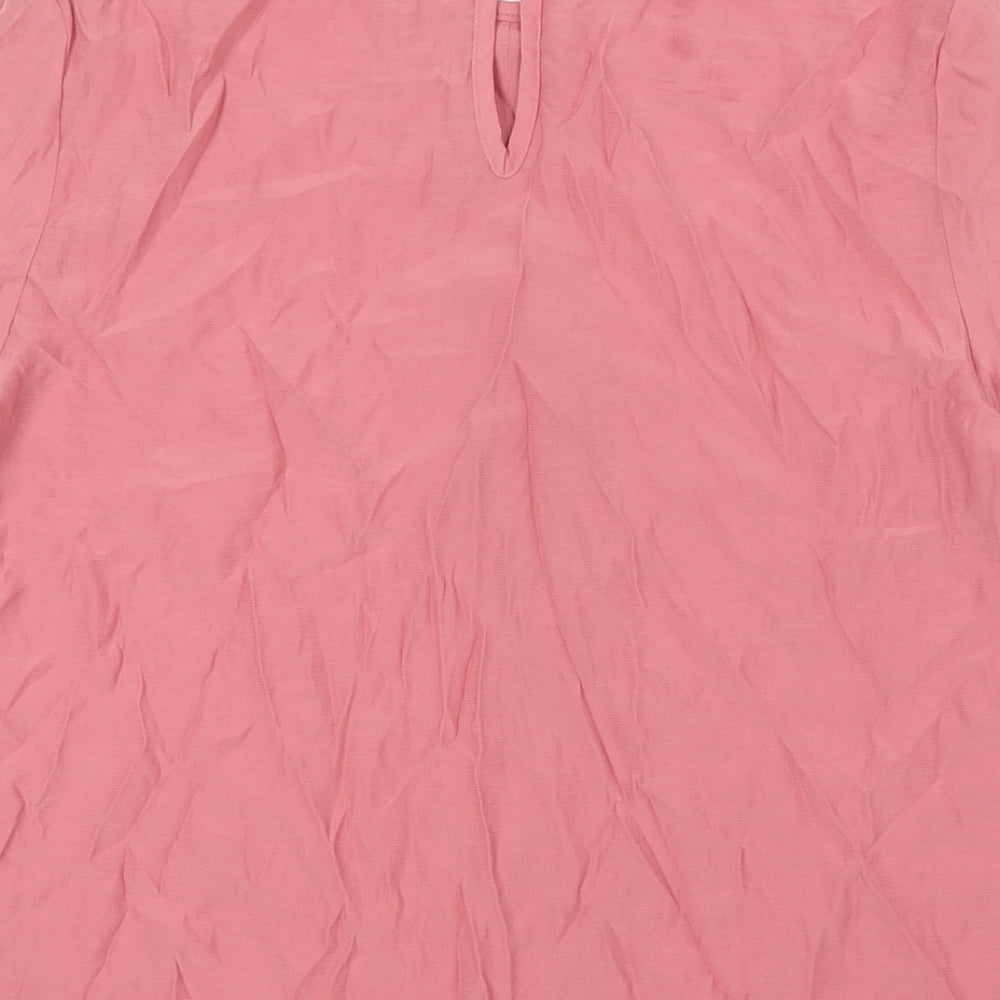 Womens UK Size 8 Marks and Spencer Pink Basic Blouse