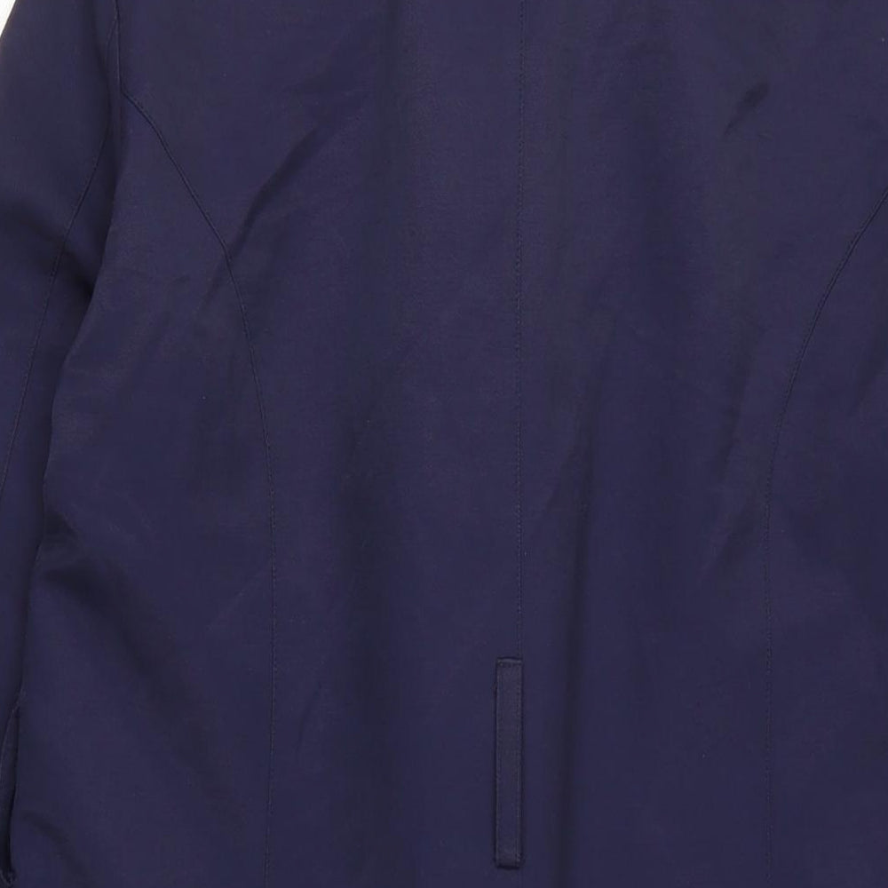 Womens UK Size 16 Per Una Blue Overcoat