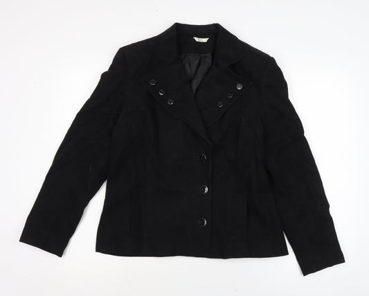 Womens UK Size 16 Klass Black Jacket