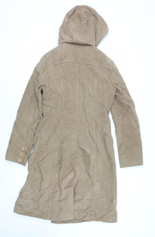 Womens UK Size 8 French Connection Beige Overcoat