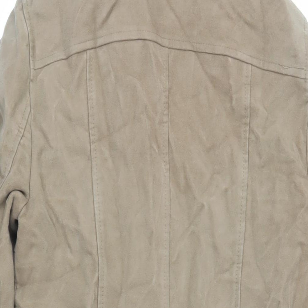 Womens UK Size 8 French Connection Beige Overcoat