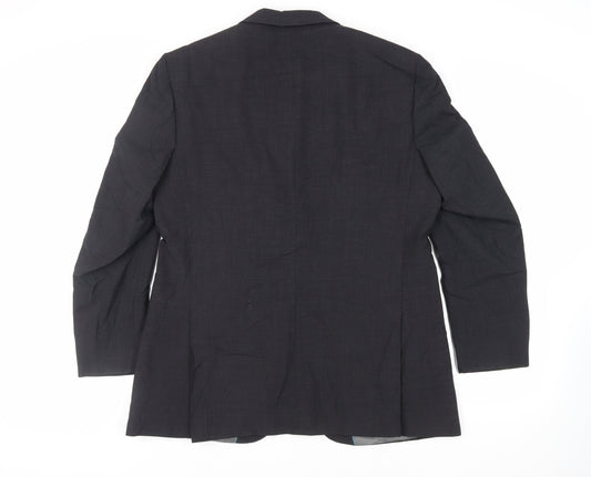 Mens UK Size 42 Tom English Regular Black Suit Jacket