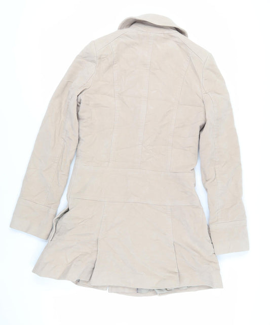 Womens UK Size 8 NEXT Beige Overcoat