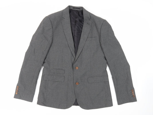 Mens UK Size 40 ASOS Regular Grey Suit Jacket