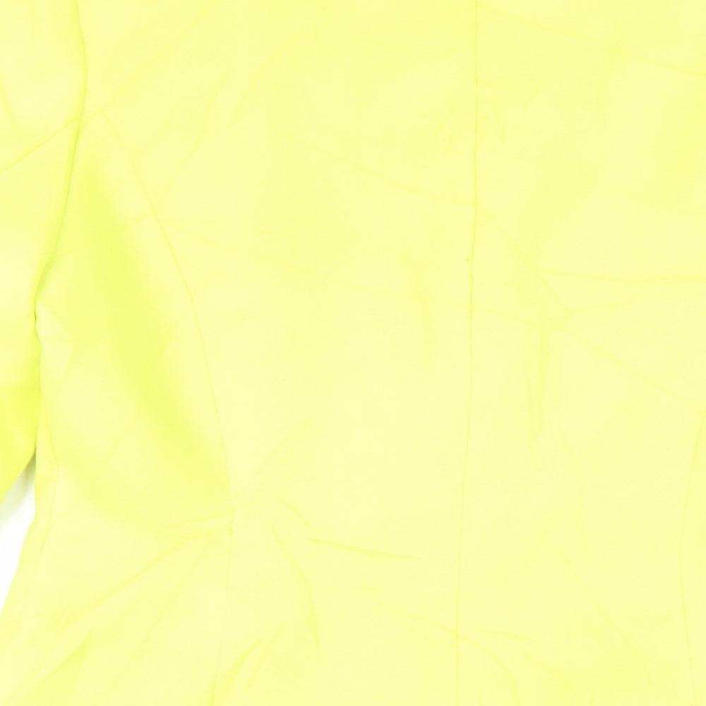 Womens UK Size 10 Marks and Spencer Yellow Overcoat