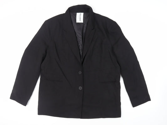 Womens UK Size 12 COLLUSION Black Jacket