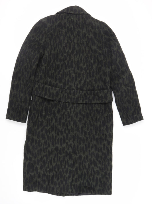 Womens UK Size 10 Very Green Overcoat
