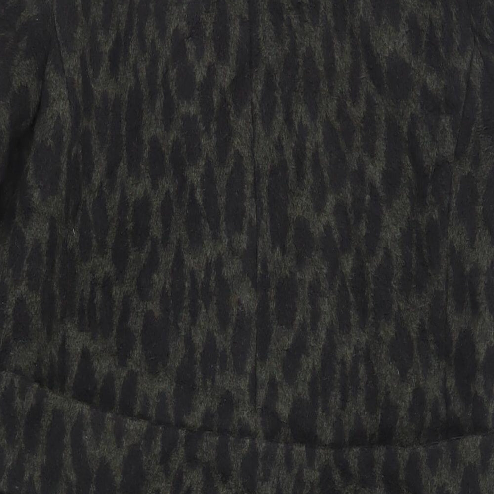 Womens UK Size 10 Very Green Overcoat