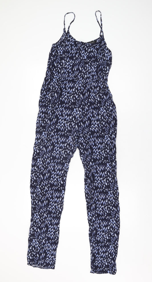 Womens UK Size 8 Dorothy Perkins One-Piece Blue Jumpsuit