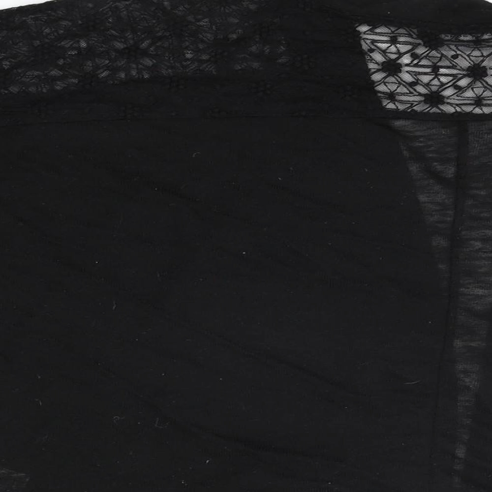 Womens UK Size 16 Dorothy Perkins Black Cardigan Jumper