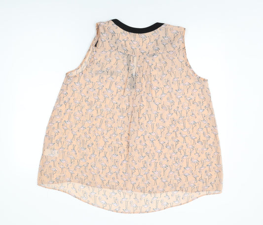 Womens UK Size 16 Dorothy Perkins Pink Basic Blouse