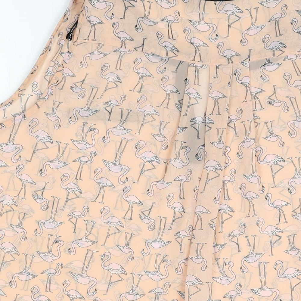 Womens UK Size 16 Dorothy Perkins Pink Basic Blouse