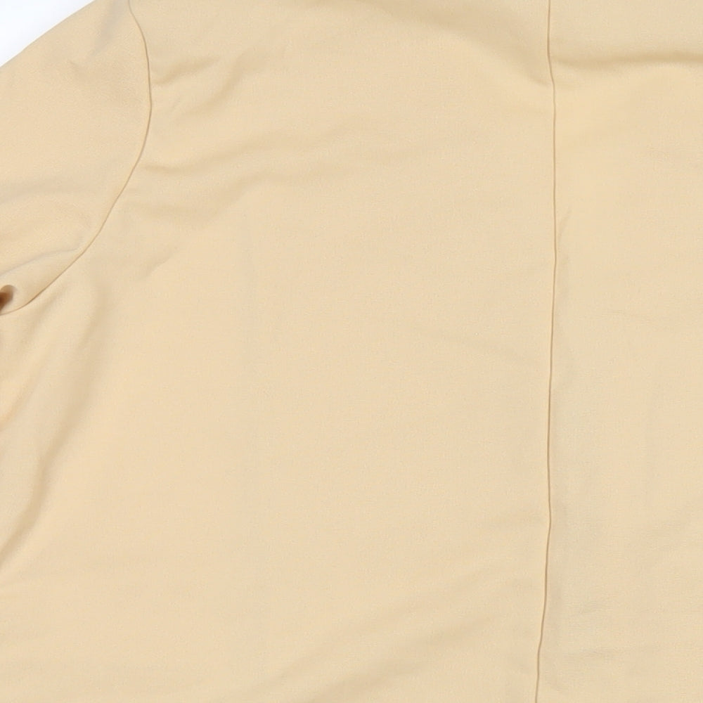 Boohoo Womens Beige Jacket Blazer Size 16