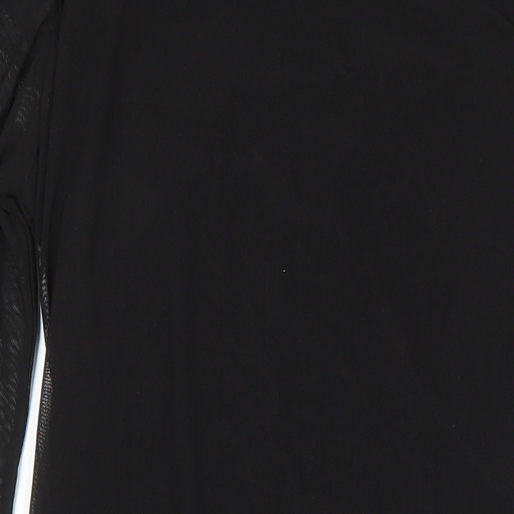 Nasty Gal Womens Black Polyester Blend Bodycon Size 4 Square Neck