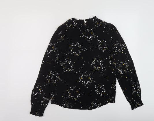 Womens UK Size 6 Marks and Spencer Black Basic Blouse