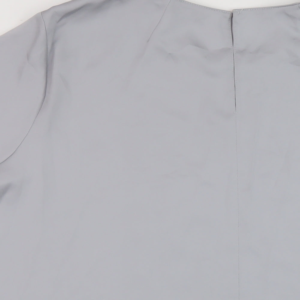 Womens UK Size 22 Marks and Spencer Grey Basic T-Shirt