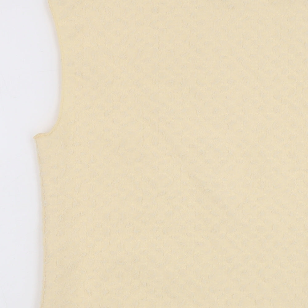 Womens UK Size 12 Marks and Spencer Beige Basic Tank