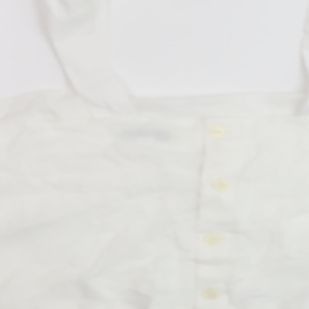 Autograph Womens White Cotton Basic Tank Size 20 Square Neck