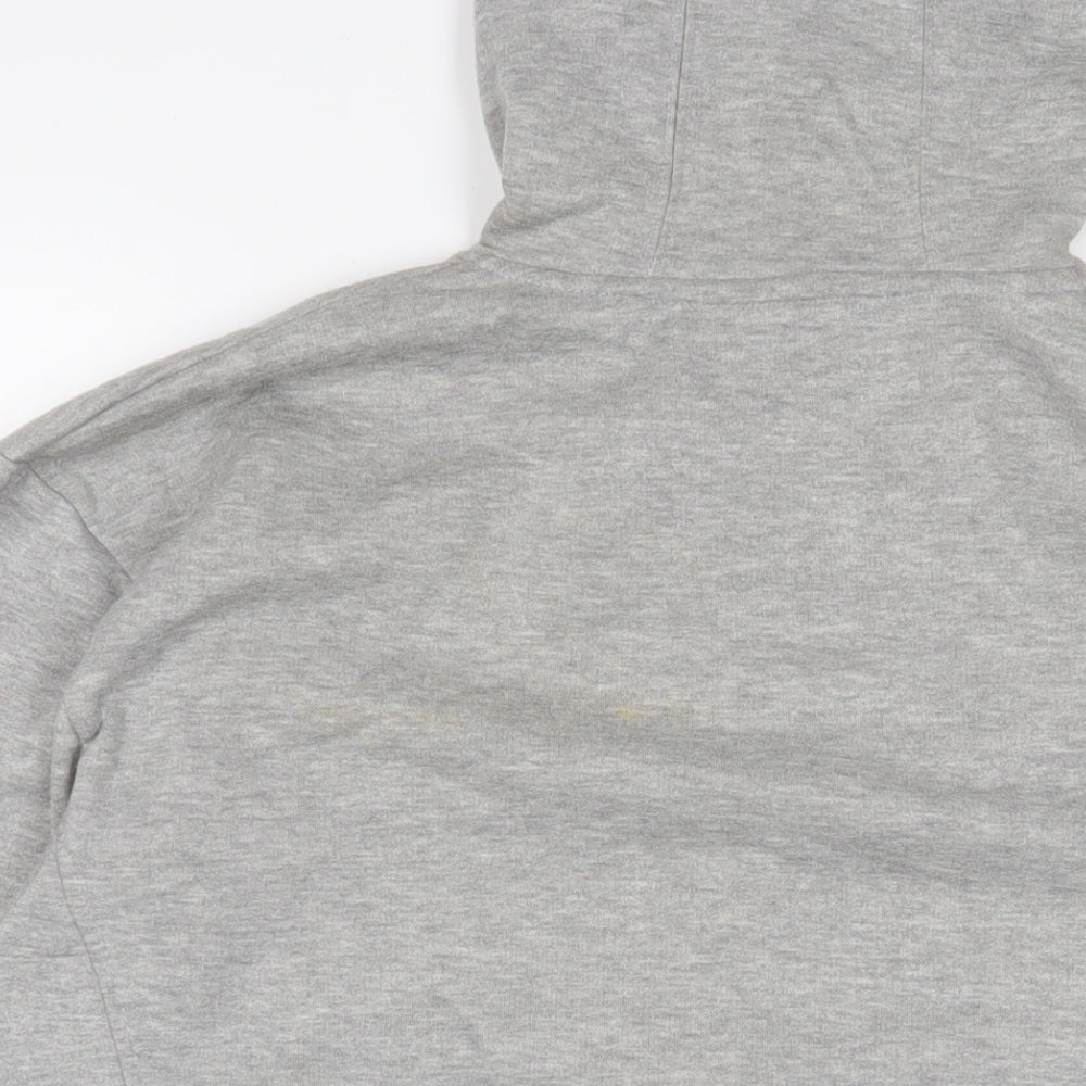 Mens UK Size L Slazenger Grey Full Zip Hoodie