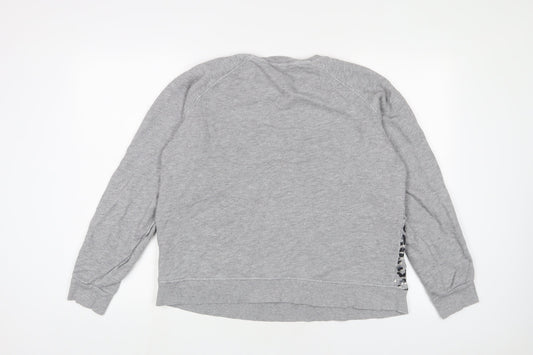 Womens UK Size L NEXT Grey Pullover Sweatshirt