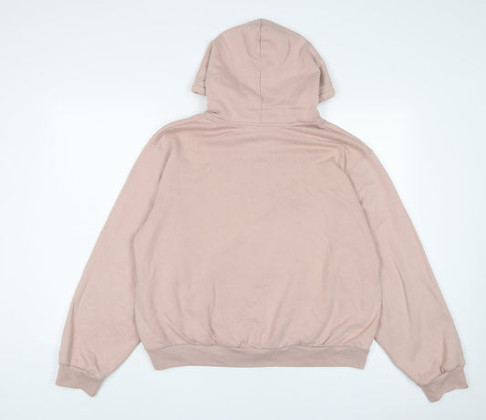 Womens UK Size M Hollister Pink Full Zip Hoodie