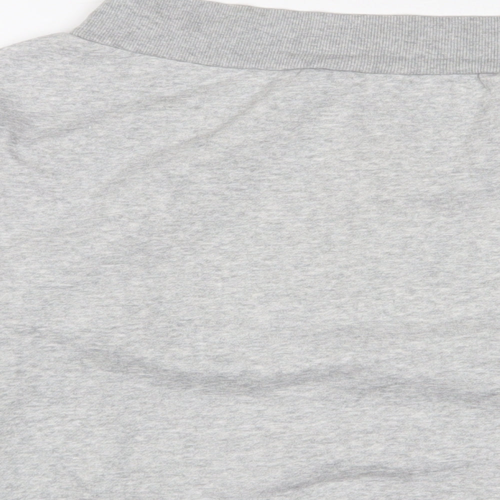 H&M Womens Grey Cotton Pullover Sweatshirt Size M Pullover