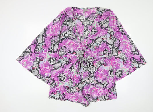 Womens UK Size 8 ASOS One-Piece Purple Playsuit