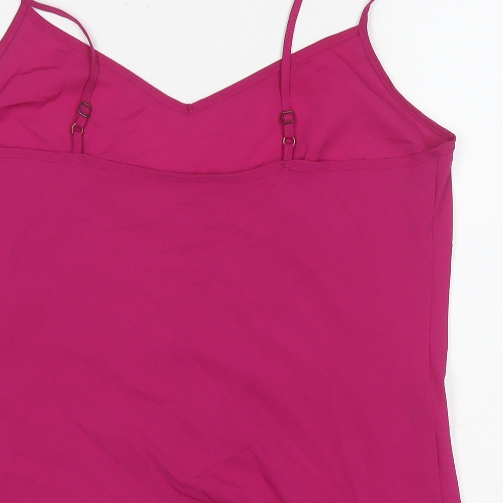 Womens UK Size 12 Marks and Spencer Pink Basic Tank
