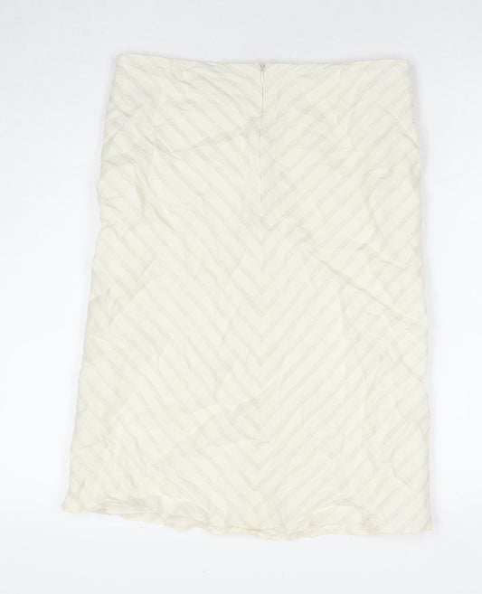 Womens UK Size 12 NEXT Straight & Pencil Canvas Skirt