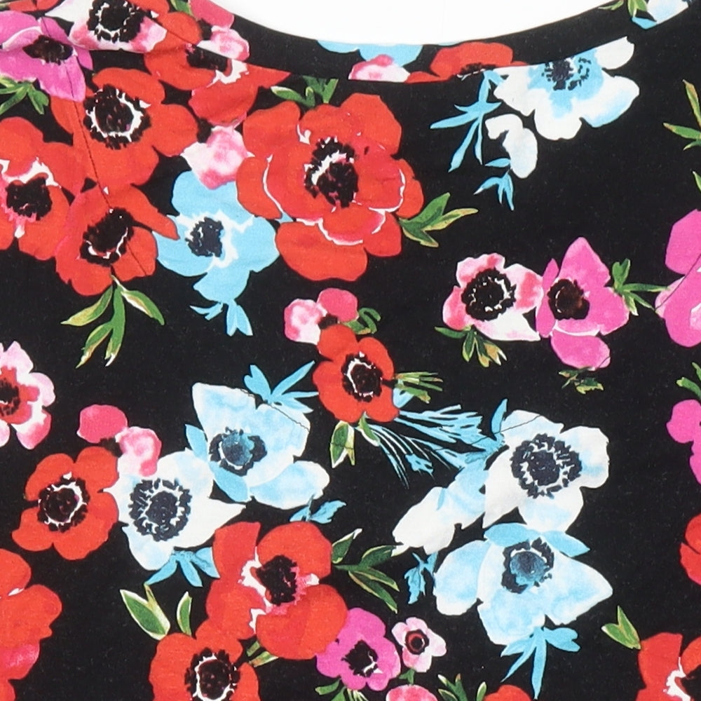 Womens UK Size 16 Anthology Multicoloured Jersey Blouse