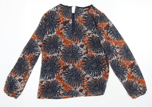 Womens UK Size 10 H&M Multicoloured Tunic Blouse